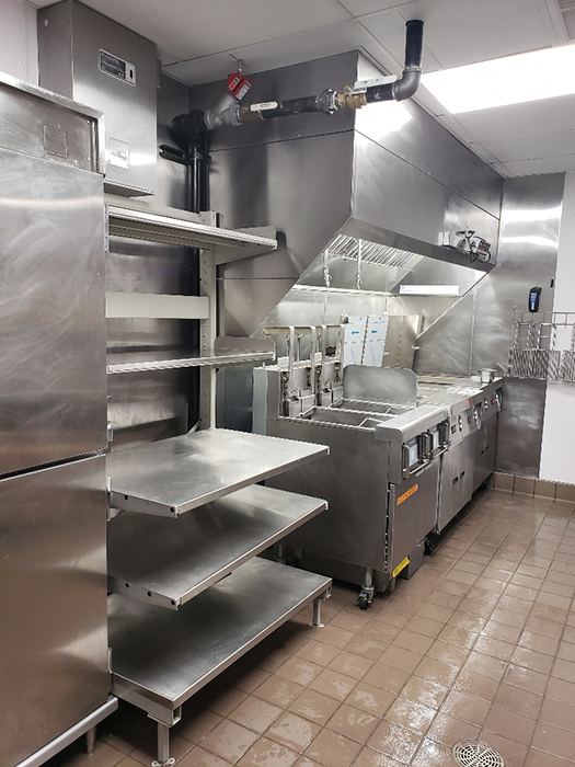 Ameritech Facility Services installed grease hood and fryers